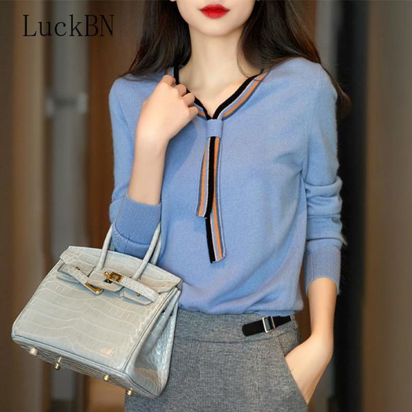 women's sweaters winter casual warm pure wool v-neck contrast women sweater long-sleeved female knitted jumpers pullover knit 2021, White;black
women's sweaters winter casual warm pure wool v-neck contrast women sweater long-sleeved female knitted jumpers pullover knit 2021, White;black