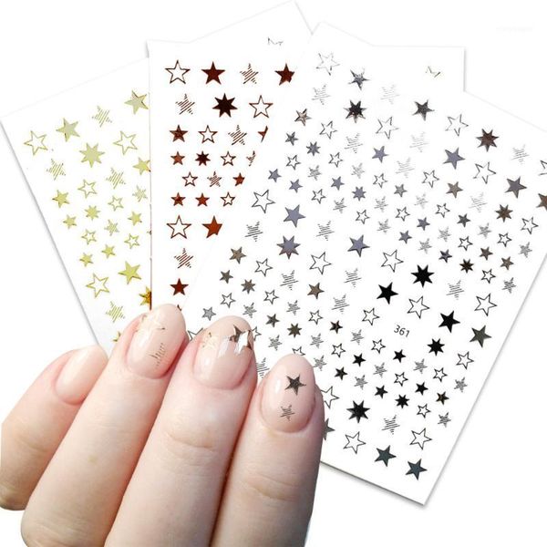 pcs 3d gold/rose gold/sliver star designs nail art sticker charm design adhesive tips transfer sliders manicure decoration 1, Black
pcs 3d gold/rose gold/sliver star designs nail art sticker charm design adhesive tips transfer sliders manicure decoration 1, Black