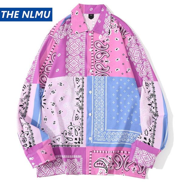 bandana pattern color block hawaiian shirts beach holiday casual long sleeve shirt party harajuku blouse wy319 men's, White;black
bandana pattern color block hawaiian shirts beach holiday casual long sleeve shirt party harajuku blouse wy319 men's, White;black
