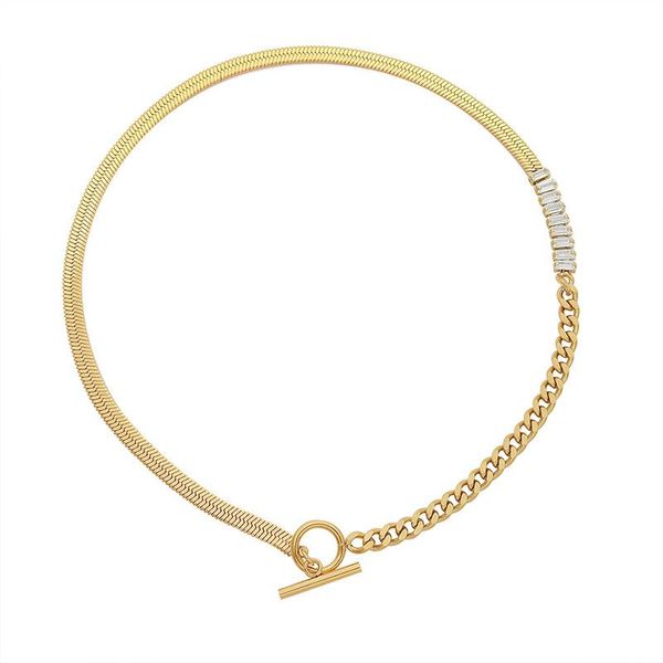 chokers romantic ot buckle zircon necklace for women choker clavicle chain statement jewelry titanium steel collares para mujer, Golden;silver
chokers romantic ot buckle zircon necklace for women choker clavicle chain statement jewelry titanium steel collares para mujer, Golden;silver
