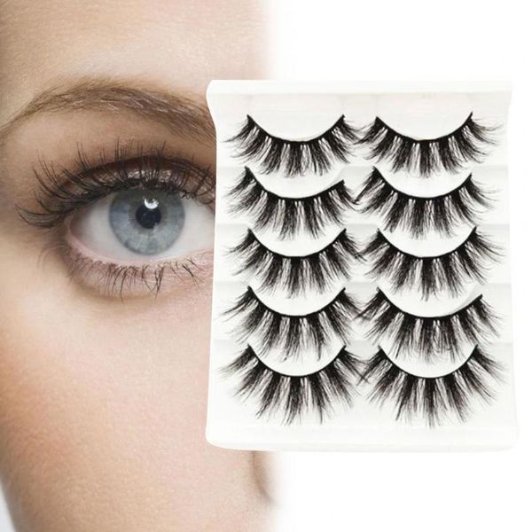 false eyelashes 5pair cat eyes look smudge-proof cosmetic natural mink flase lashes for girl
false eyelashes 5pair cat eyes look smudge-proof cosmetic natural mink flase lashes for girl