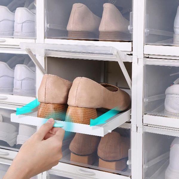 clothing & wardrobe storage 1pcs/set thickened flip shoes transparent drawer case plastic shoe boxes stackable box organizer
clothing & wardrobe storage 1pcs/set thickened flip shoes transparent drawer case plastic shoe boxes stackable box organizer