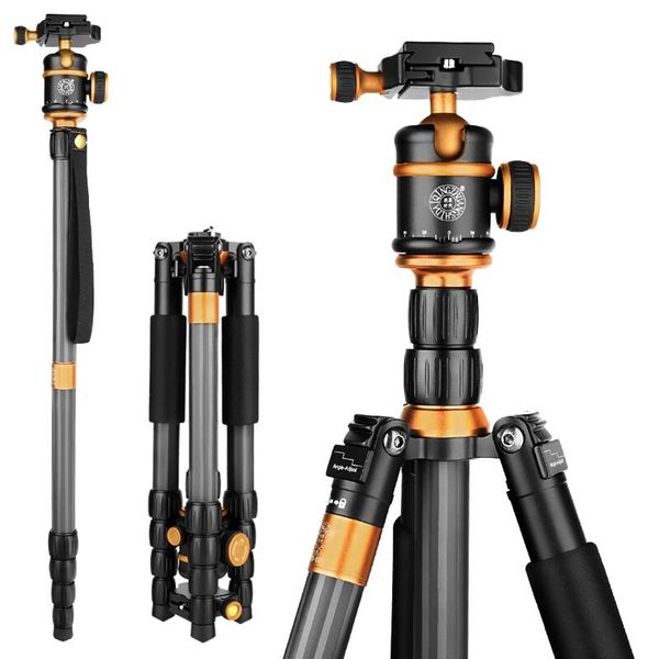 tripods qzsd q888c tripod portable travel pography carbon fiber can be converted into a monopod lightweight high quality
tripods qzsd q888c tripod portable travel pography carbon fiber can be converted into a monopod lightweight high quality