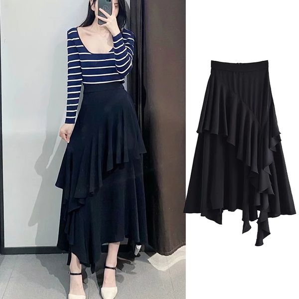 casual dresses 2021 fashion solid color laminated decoration midi skirt ladies split high waist long elegant banquet dress hap1, Black;gray
casual dresses 2021 fashion solid color laminated decoration midi skirt ladies split high waist long elegant banquet dress hap1, Black;gray