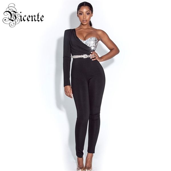 chic woman jumpsuit silver sequins design one shoulder long sleeve celebrity party club romper 210520, Black;white
chic woman jumpsuit silver sequins design one shoulder long sleeve celebrity party club romper 210520, Black;white