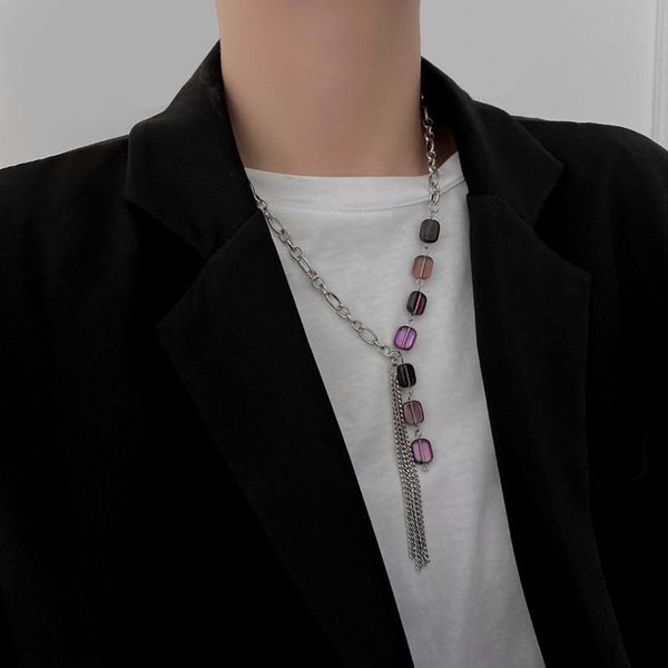 pendant necklaces niche frosted crystal beads necklace female ins senior sense of cool sweet romantic su sweater chain, Silver
pendant necklaces niche frosted crystal beads necklace female ins senior sense of cool sweet romantic su sweater chain, Silver