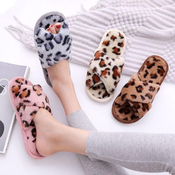 women's shoes slippers indoor faux fur fashion warm slip on flats female slides furry leopard, Black
women's shoes slippers indoor faux fur fashion warm slip on flats female slides furry leopard, Black