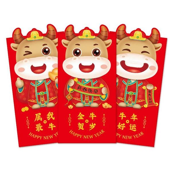 gift wrap 2021 year of the ox red envelope cartoon three-dimensional special-shaped thickened lucky money bag (6 pieces/lot)11
gift wrap 2021 year of the ox red envelope cartoon three-dimensional special-shaped thickened lucky money bag (6 pieces/lot)11
