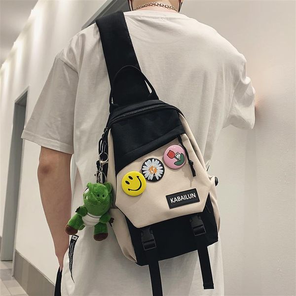 fashion brand ins couple messenger bag wild chest student personality simple female shoulder waist bags
fashion brand ins couple messenger bag wild chest student personality simple female shoulder waist bags