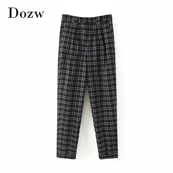 casual plaid harem pants women zipper baggy fashion trousers lady pleated full length leisure black color bottoms pantalon femme 210515, Black;white
casual plaid harem pants women zipper baggy fashion trousers lady pleated full length leisure black color bottoms pantalon femme 210515, Black;white