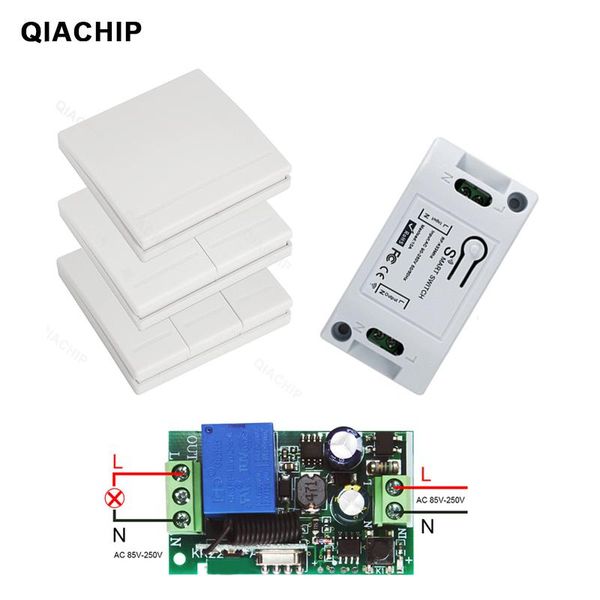 smart home control qiachip 433 mhz ac 85v 110v 220v 1 ch wireless remote switch receiver relay module led light lamp controller 433.92
smart home control qiachip 433 mhz ac 85v 110v 220v 1 ch wireless remote switch receiver relay module led light lamp controller 433.92