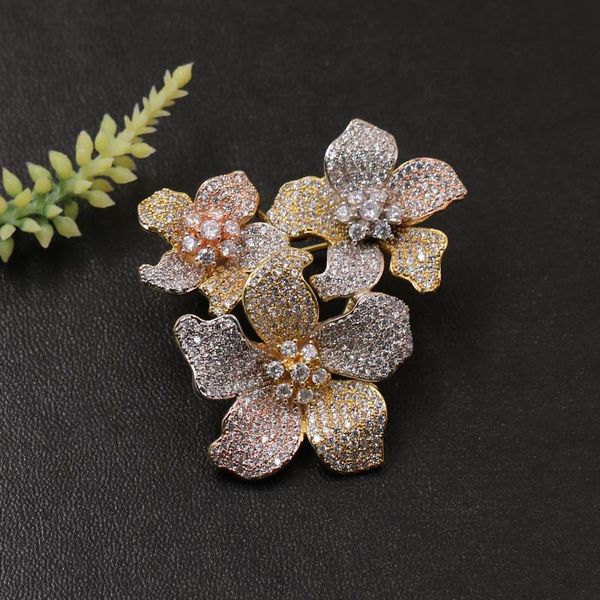 pins, brooches lanyika fashion jewelry arrival fortunate flower brooch pendant dual use for banquet micro paved luxury bridal gift, Gray
pins, brooches lanyika fashion jewelry arrival fortunate flower brooch pendant dual use for banquet micro paved luxury bridal gift, Gray