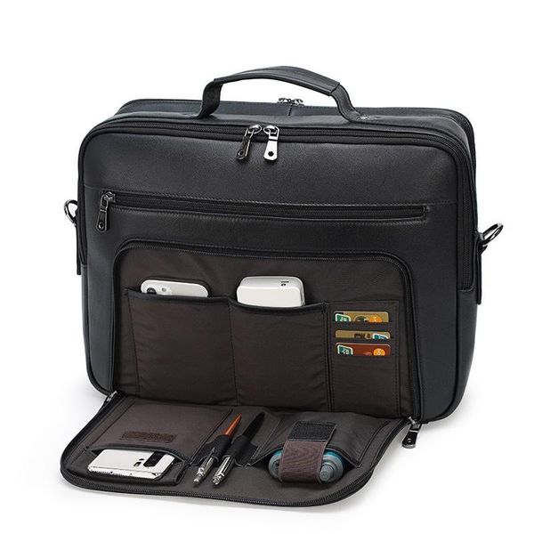 briefcases 17" lapfile business hand travel briefcase bag man black real leather bags 2021 male fashion brand designer
briefcases 17" lapfile business hand travel briefcase bag man black real leather bags 2021 male fashion brand designer