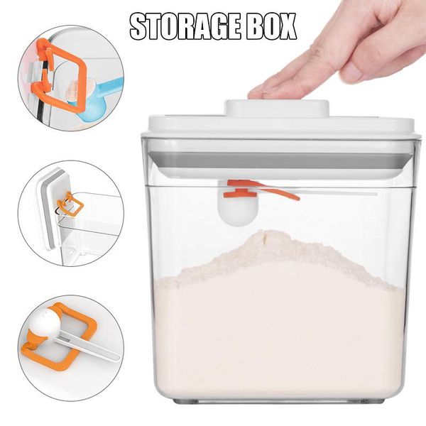 bathroom shelves airtight multifunctional food container sealed transparent storage box for kitchen p666
bathroom shelves airtight multifunctional food container sealed transparent storage box for kitchen p666