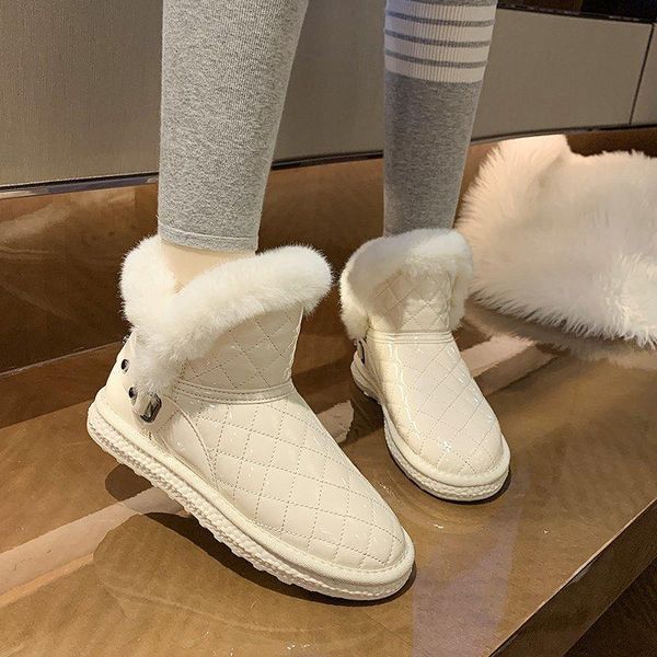 boots rimocy fashion buckle beige snow woman 2021 winter plush warm cotton padded shoes female waterproof pu ankle femme, Black
boots rimocy fashion buckle beige snow woman 2021 winter plush warm cotton padded shoes female waterproof pu ankle femme, Black