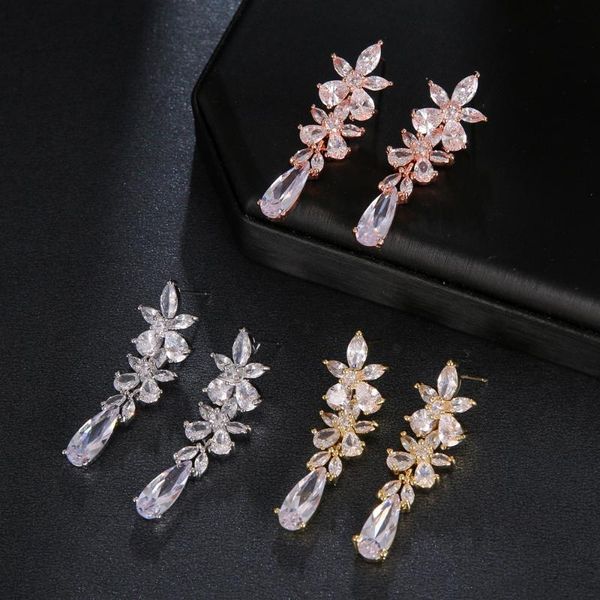 stud women cubic zirconia flower statement earrings ladies cz floral jewellery, Golden;silver
stud women cubic zirconia flower statement earrings ladies cz floral jewellery, Golden;silver