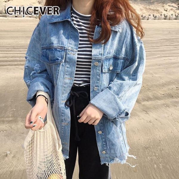 denim women's jackets lapel batwing long sleeve tassel hem designer hole loose big size oversized coats female 2021, Black;brown
denim women's jackets lapel batwing long sleeve tassel hem designer hole loose big size oversized coats female 2021, Black;brown