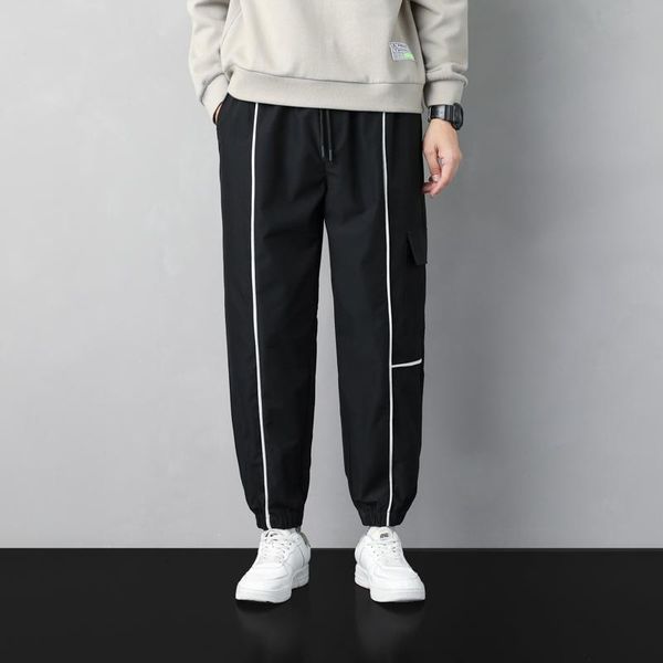 men's pants autumn men casual fashion 2021 male japanese streetwear cargo gyms sweatpants clothing slim trousers design, Black
men's pants autumn men casual fashion 2021 male japanese streetwear cargo gyms sweatpants clothing slim trousers design, Black