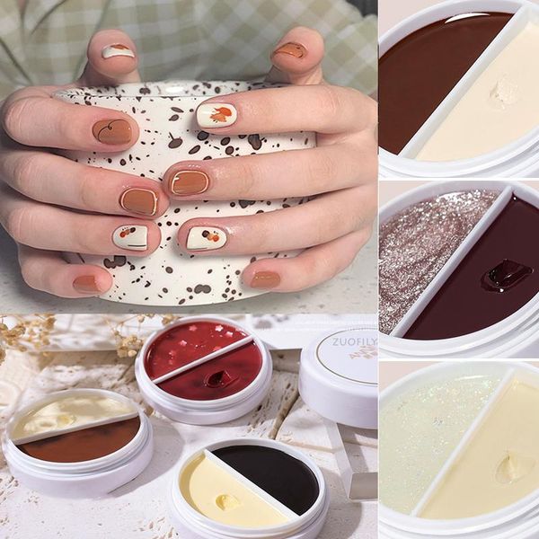 nail gel two-color solid polish cream japanese semi permanent drawing paint art soak off uv led base, Red;pink
nail gel two-color solid polish cream japanese semi permanent drawing paint art soak off uv led base, Red;pink