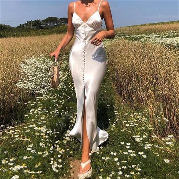 sleeveless sling summer women dresses holiday casual tight solid white elegant v neck high waist split long, Black;gray
sleeveless sling summer women dresses holiday casual tight solid white elegant v neck high waist split long, Black;gray