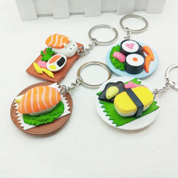 2021 fashion keychain japanese sushi keychain simulation food salmon pendant creative gift, Silver
2021 fashion keychain japanese sushi keychain simulation food salmon pendant creative gift, Silver