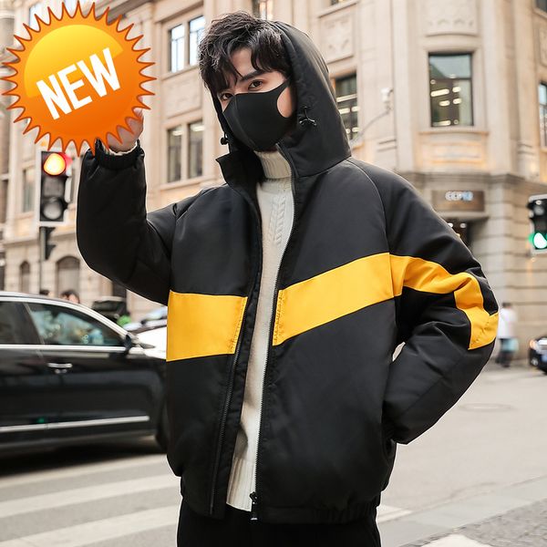 2021 short casual down jacket for men autumn winter hoodie parkas couple contrast color thickened warm overcoat snowcoat, Black
2021 short casual down jacket for men autumn winter hoodie parkas couple contrast color thickened warm overcoat snowcoat, Black