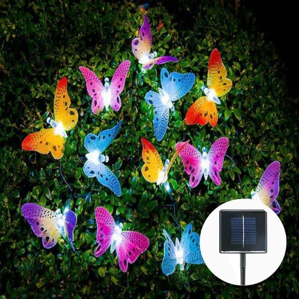 solar lamps 10/20leds string lights fibre optic butterfly fairy waterproof garden decor lamp for yard patio party decoration
solar lamps 10/20leds string lights fibre optic butterfly fairy waterproof garden decor lamp for yard patio party decoration