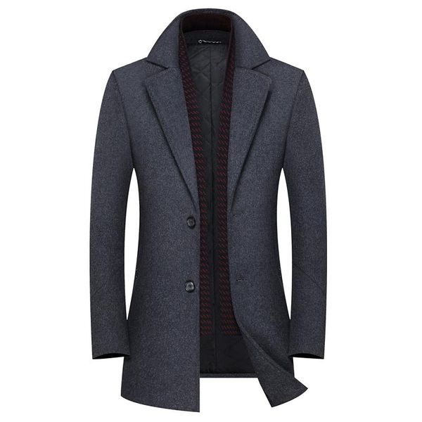 men's wool & blends mens woolen coat autumn winter cotton thicken jacket coats male windproof warm trench overcoats s-4xl, Black
men's wool & blends mens woolen coat autumn winter cotton thicken jacket coats male windproof warm trench overcoats s-4xl, Black
