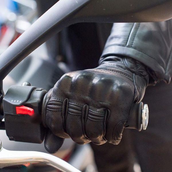 cycling gloves genuine leather motorcycle man mx motocross touch screen breathable goatskin racing riding, Black
cycling gloves genuine leather motorcycle man mx motocross touch screen breathable goatskin racing riding, Black