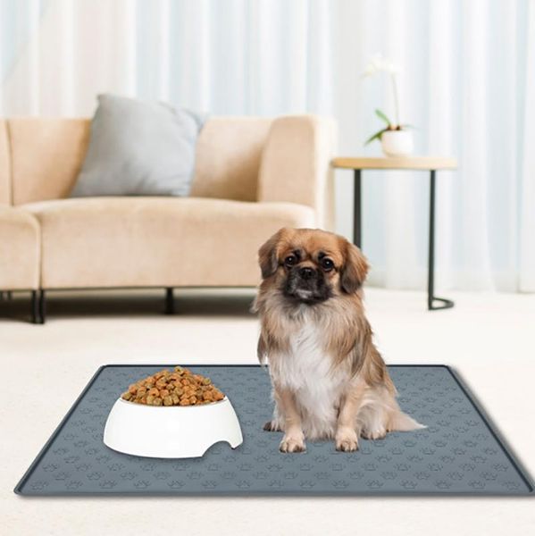 pet dog mats non-slip training pads footprint printed silicone mat waterproof pad bowl feeding placemat supply kennels & pens
pet dog mats non-slip training pads footprint printed silicone mat waterproof pad bowl feeding placemat supply kennels & pens
