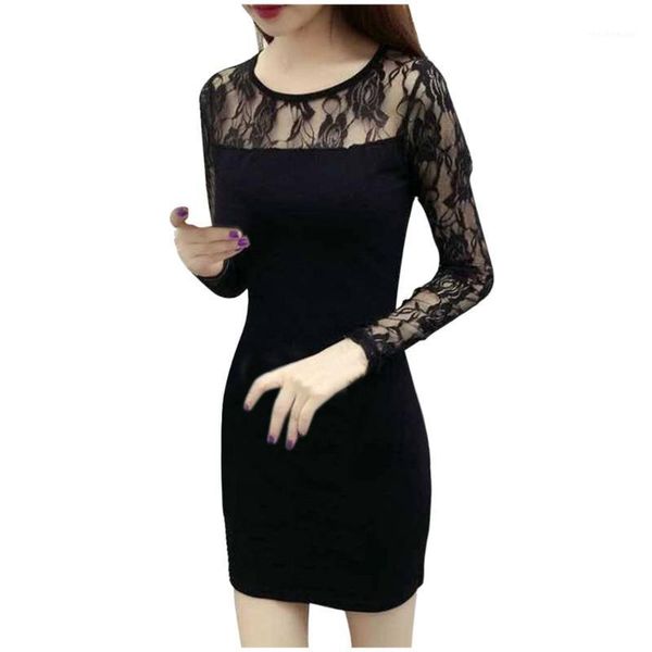casual dresses long sleeve lace dress women splice o-neck mini club fitting slim fit vestido mujer vestidos fashion, Black;gray
casual dresses long sleeve lace dress women splice o-neck mini club fitting slim fit vestido mujer vestidos fashion, Black;gray