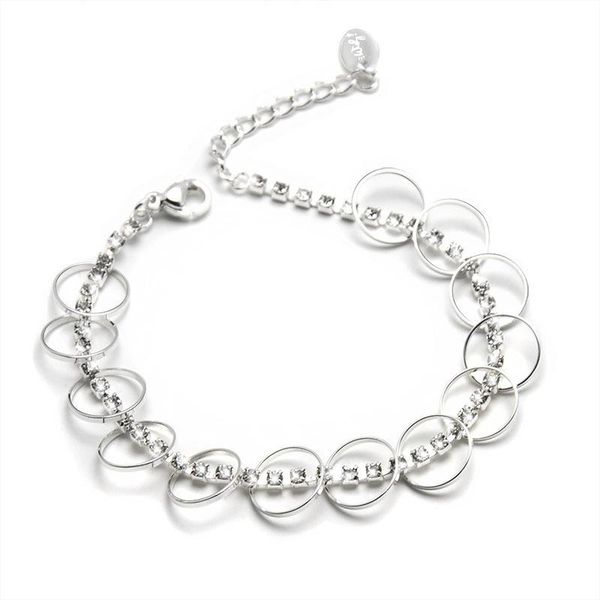 link, chain stainless simple sparkling galaxy zircon circle bracelet plated steel gift for women gothic accessories on the hand jewelry, Black
link, chain stainless simple sparkling galaxy zircon circle bracelet plated steel gift for women gothic accessories on the hand jewelry, Black