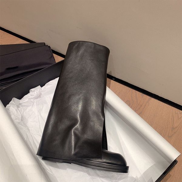 minority trouser leg female knight thin fried street single 2021 high tube knee length boots, Black
minority trouser leg female knight thin fried street single 2021 high tube knee length boots, Black