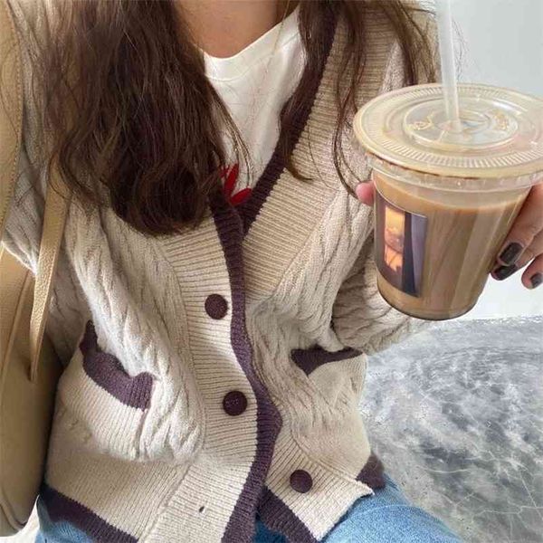 pullover autumn winter women cardigan warm knitted sweater jacket embroidery fashion knit cardigans coat lady loose sweaters 210427, White;black
pullover autumn winter women cardigan warm knitted sweater jacket embroidery fashion knit cardigans coat lady loose sweaters 210427, White;black