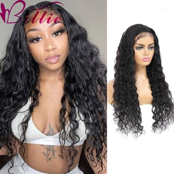 glueless billie water wave wigs lace closure for black women wet and wavy brazilian human hair pre plucked with baby hair1, Black;brown
glueless billie water wave wigs lace closure for black women wet and wavy brazilian human hair pre plucked with baby hair1, Black;brown