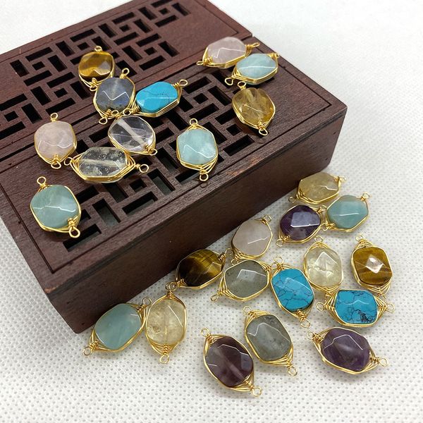 11x22mm gold wire wrap natural crystal stone twine charms rose quartz pendants trendy for jewelry making wholesale, Bronze;silver
11x22mm gold wire wrap natural crystal stone twine charms rose quartz pendants trendy for jewelry making wholesale, Bronze;silver