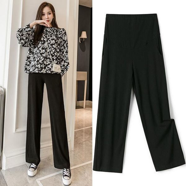 maternity pants 2021 spring and autumn fashion solid color wide-legged high-waist belly lift loose casual tide legging trousers bottoms, White
maternity pants 2021 spring and autumn fashion solid color wide-legged high-waist belly lift loose casual tide legging trousers bottoms, White
