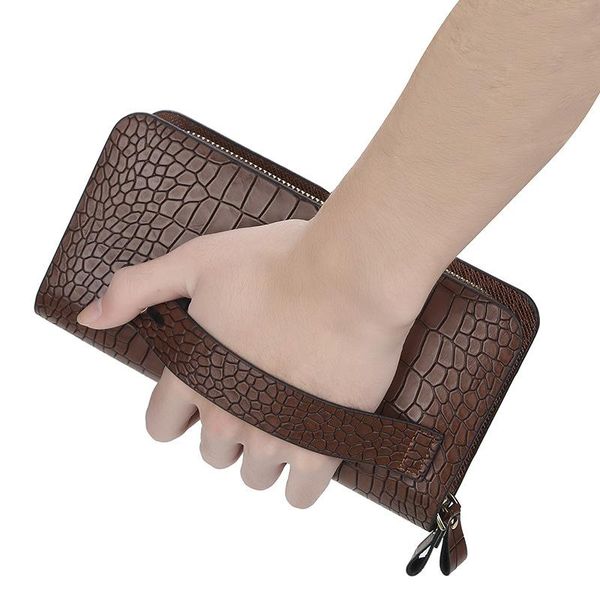 wallets european and american style men's wallet long double zipper clutch bag mobile phone men, Red;black
wallets european and american style men's wallet long double zipper clutch bag mobile phone men, Red;black