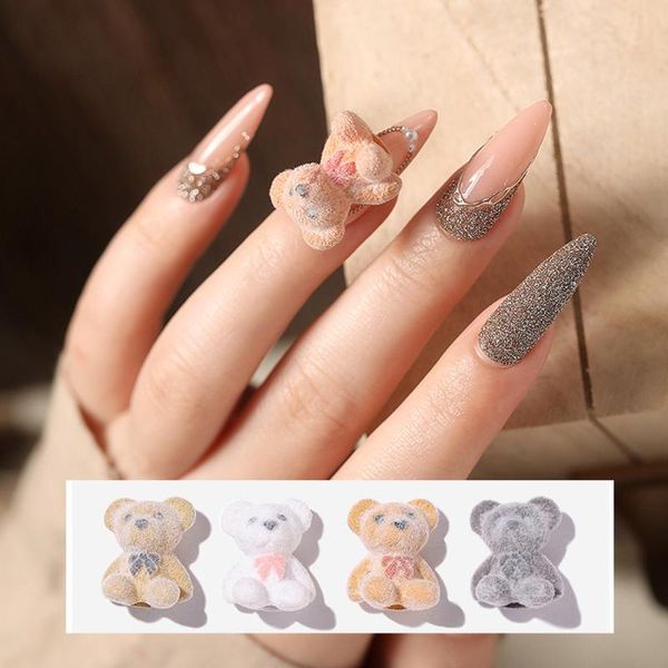 nail art decorations bear accessories cute plush cartoon doll decoration, Silver;gold
nail art decorations bear accessories cute plush cartoon doll decoration, Silver;gold