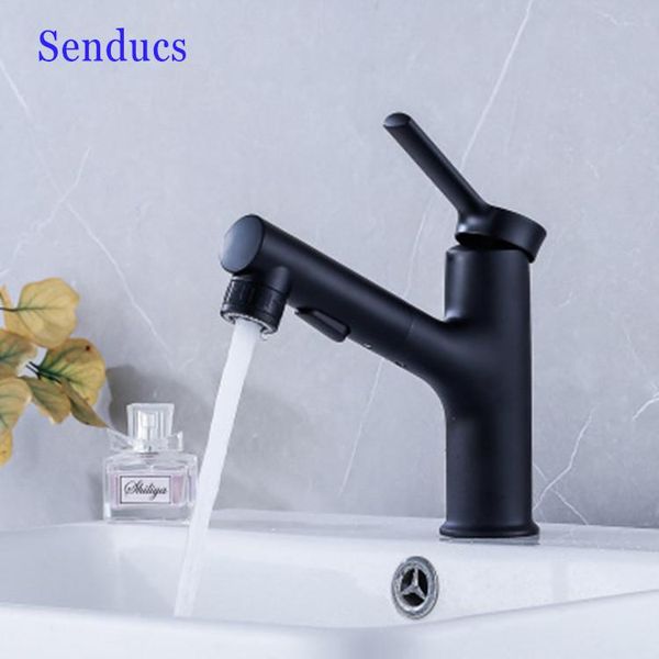 black brass pullout bathroom faucet kitchen sink mixer deck mount basin water and cold faucets
black brass pullout bathroom faucet kitchen sink mixer deck mount basin water and cold faucets