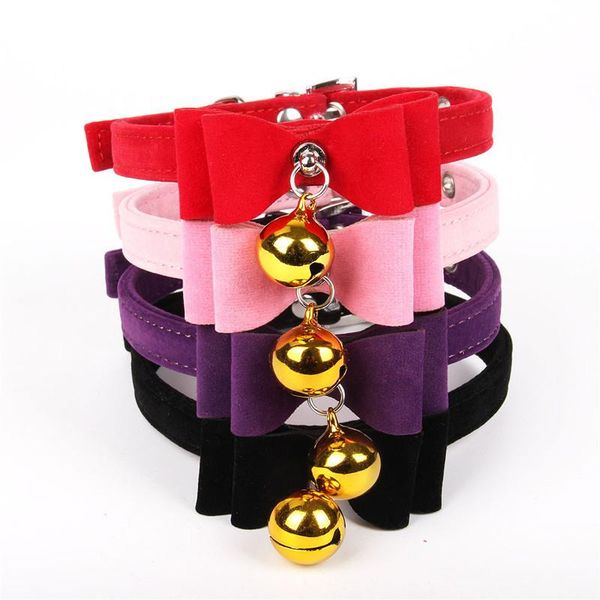 with bell quick release pet dog & cat collar kitten velvet bow tie safety elastic 4 colors nice dogs cats supplies collars leashes
with bell quick release pet dog & cat collar kitten velvet bow tie safety elastic 4 colors nice dogs cats supplies collars leashes