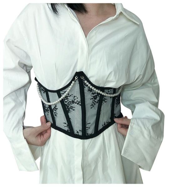 women's shapers pearl lace women corset back tummy slimming control underbust fashion vintage ladies shaper shapewear underwear girl, Black;white
women's shapers pearl lace women corset back tummy slimming control underbust fashion vintage ladies shaper shapewear underwear girl, Black;white