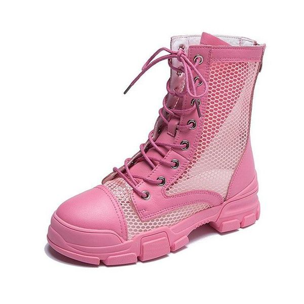 summer lace-up boots women's hollow casual fashion breathable short thick heel waterproof platform mesh sandals, Black
summer lace-up boots women's hollow casual fashion breathable short thick heel waterproof platform mesh sandals, Black