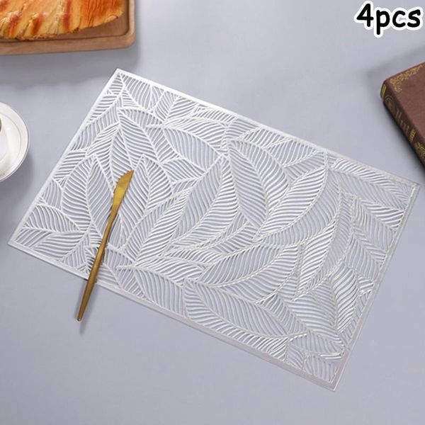 mats & pads set table place 4pcs washable birthday kitchen banquet decoartion