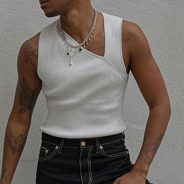 men' tank summer girls twill collar knitted vest solid color sleeveless slim ladies small fresh, White;black
men' tank summer girls twill collar knitted vest solid color sleeveless slim ladies small fresh, White;black