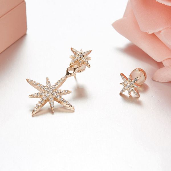 sljely 925 sterling silver 4 colors fine asymmetry earrings micro pave full cubic zirconia stones for women fashion jewelry, Golden;silver
sljely 925 sterling silver 4 colors fine asymmetry earrings micro pave full cubic zirconia stones for women fashion jewelry, Golden;silver