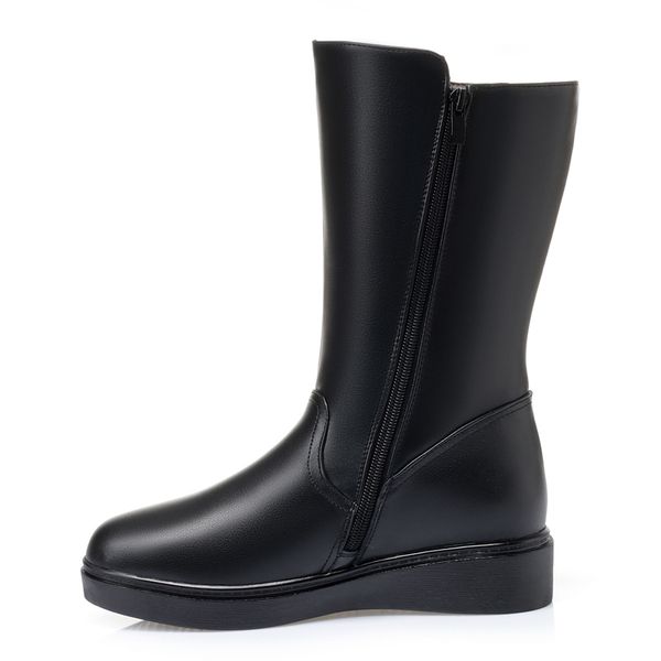womens winter boots flat non-slip 100% wool warm classic genuine leather female boot mid boots casual comfortable shoes, Black
womens winter boots flat non-slip 100% wool warm classic genuine leather female boot mid boots casual comfortable shoes, Black