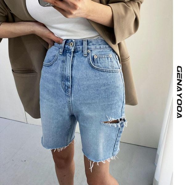 women's shorts genayooa streetwear korean 2021 summer biker women denim hole jeans feminino chic fashion high waisted, White;black
women's shorts genayooa streetwear korean 2021 summer biker women denim hole jeans feminino chic fashion high waisted, White;black