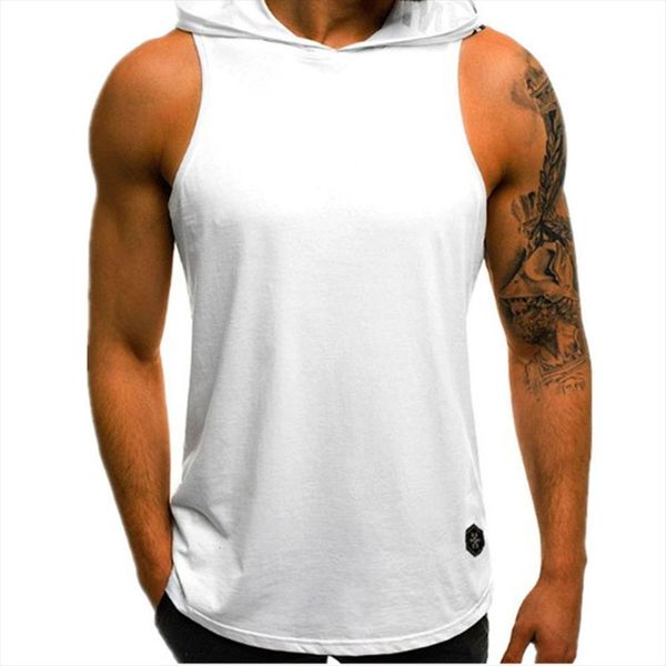 men sports slim fit mens breathable camouflage color matching sleeveless vest bodybuilding hooded tank cotton sleeveles, White;black
men sports slim fit mens breathable camouflage color matching sleeveless vest bodybuilding hooded tank cotton sleeveles, White;black