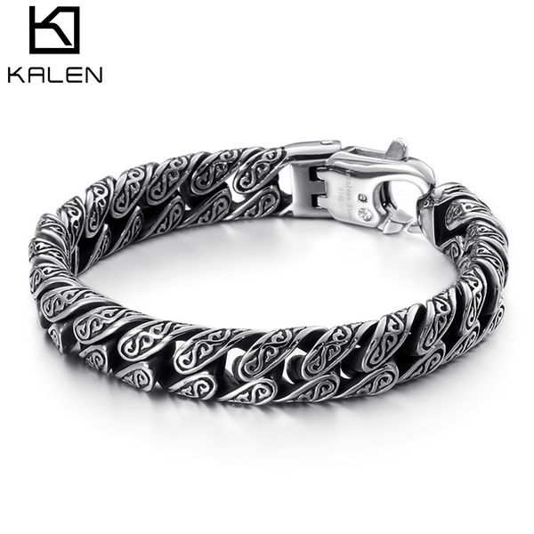 kalen punk link chain bracelet men stainless steel mysterious symbol charm pulseira masculina heavy chunky armband jewelry, Golden;silver
kalen punk link chain bracelet men stainless steel mysterious symbol charm pulseira masculina heavy chunky armband jewelry, Golden;silver